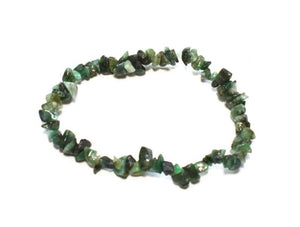 Emerald Crystal Stone Elasticated Bracelet
