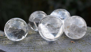 Clear Quartz A Grade Polished Crystal Tumble Stone Ball Gift Wrapped