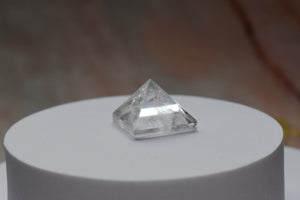 Clear Quartz Crystal Stone Pyramid