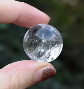 Clear Quartz A Grade Polished Crystal Tumble Stone Ball Gift Wrapped