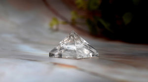 Clear Quartz Crystal Stone Pyramid