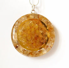 Load image into Gallery viewer, NEW Citrine &quot;Tree Of Life&quot; Orgone Crystal Stone Pendant Inc Silver Chain - Krystal Gifts UK