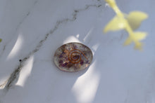 Load image into Gallery viewer, Amethyst Crystal Chips Orgone Cabochon Palm Stone - Reiju