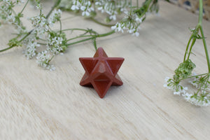 Red Jasper Crystal Merkaba Star