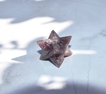 Load image into Gallery viewer, Lepidolite Crystal Merkaba Star