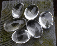 Load image into Gallery viewer, Clear Quartz Crystal Tumble Stone