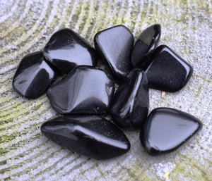 Black Obsidian Crystal Tumble Stone