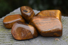 Load image into Gallery viewer, Tigers Eye Crystal Tumble Stone