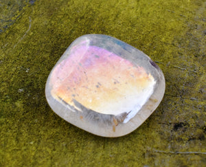 Angel Aura Quartz Crystal Tumble Stone