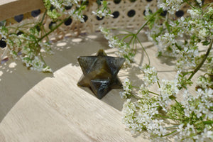 Labradorite Natural Hand Cut Crystal Stone Merkaba Star