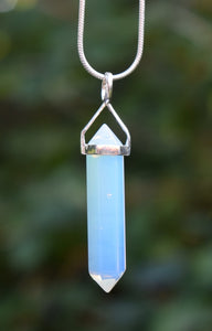 Opalite Crystal 925 Sterling Silver Pendant