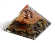 Load image into Gallery viewer, Large Labradorite Crystal Chips Orgone Pyramid