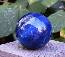 Load image into Gallery viewer, Blue Onyx Crystal Stone Polished Sphere Ball