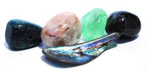 Natural "Crystals For Relaxation" Tumble Stone Set