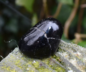 Black Tourmaline Crystal Tumble Stone