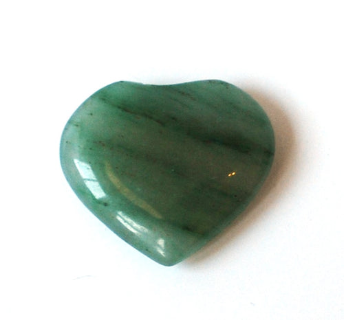 Green Aventurine Crystal Hand Carved Heart