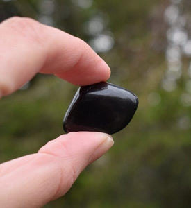 Natural A Grade Polished Shungite Protection Crystal Tumble Stone Inc Benefits Tag