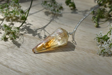 Load image into Gallery viewer, Citrine Faceted Dowsing Crystal Pendulum for Divination and Energy Healing Work