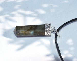 Labradorite Crystal Pendant