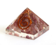 Load image into Gallery viewer, Lepidolite Crystal Orgone Pyramid - Krystal Gifts UK