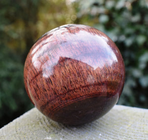 Large Natural & Unique Red Tigers Eye Crystal Stone Polished Sphere Ball Piece 390g Inc Luxury Gift Box