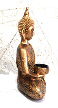 Load image into Gallery viewer, Large Gold Thai Buddha With Candle Holder Colour Gift Present 27cm 100939 - Krystal Gifts UK