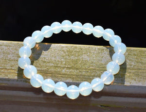 Opalite Crystal Beaded Bracelet