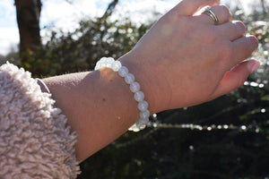 Opalite Crystal Beaded Bracelet