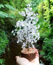 Load image into Gallery viewer, Clear Quartz Crystal Chip Wire Wrapped Gemstone Tree