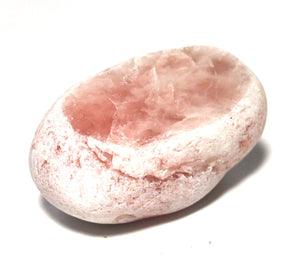 Rose Quartz Crystal Stone Dragon Egg