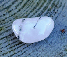 Load image into Gallery viewer, Tourmalinated Quartz Crystal Tumble Stone