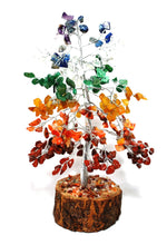 Load image into Gallery viewer, Chakra Crystal Gemstones Tree