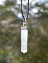 Load image into Gallery viewer, Selenite Terminated Crystal Pendant