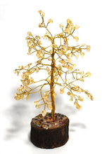 Load image into Gallery viewer, Citrine Crystal Gem Stone Chip Wire Wrapped Tree