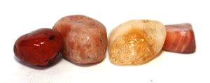 Sacral Chakra Crystal Tumble Stone Healing Set