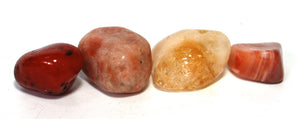 Sacral Chakra Crystal Tumble Stone Healing Set