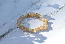 Load image into Gallery viewer, Citrine Yellow Crystal Stone Chips Bracelet