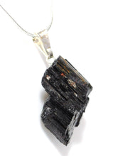 Load image into Gallery viewer, Raw Black Tourmaline Crystal Stone Pendant