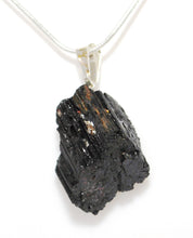 Load image into Gallery viewer, Raw Black Tourmaline Crystal Stone Pendant