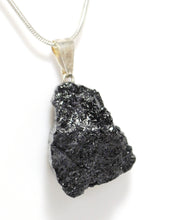 Load image into Gallery viewer, Raw Black Tourmaline Crystal Stone Pendant