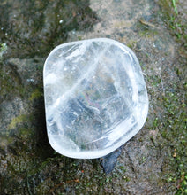 Load image into Gallery viewer, Clear Quartz Crystal Palm Stone