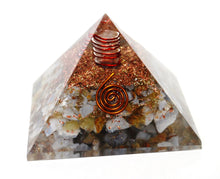 Load image into Gallery viewer, Large Blue Lace Agate Natural Crystal Stone Orgone Pyramid