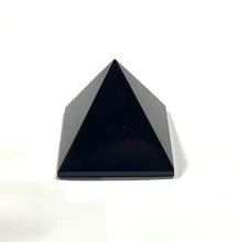 Load image into Gallery viewer, Large Polished Black Obsidian Crystal Stone Pyramid