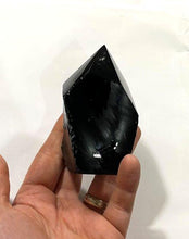 Load image into Gallery viewer, Black Obsidian (Dragon Glass) &#39;Protective&#39; Natural &amp; Unique Crystal Stone Polished Point 273g Inc Gift Box