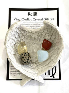 VIRGO Zodiac Star Sign Horoscope Crystal Stone Gift Set (Aug 23rd - Sept 22nd)