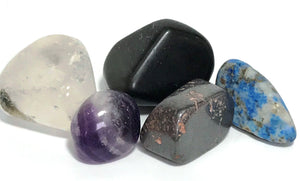 Natural Crystals For Pain Relief Polished Tumble Stones Set