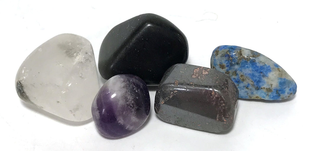 Natural Crystals For Pain Relief Polished Tumble Stones Set