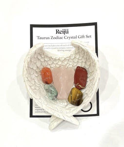 TAURUS  Zodiac Star Sign Horoscope Crystal Stone Gift Set (April 20th - May 20th)