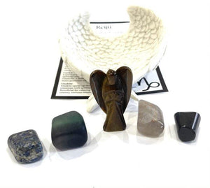 "CAPRICORN" Zodiac Star Sign Crystal Stone Gift Set (Dec 22nd - Jan 19th)