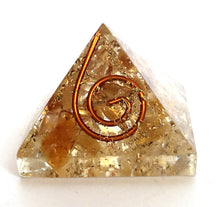 Load image into Gallery viewer, Citrine Crystal Orgone Pyramid - Krystal Gifts UK